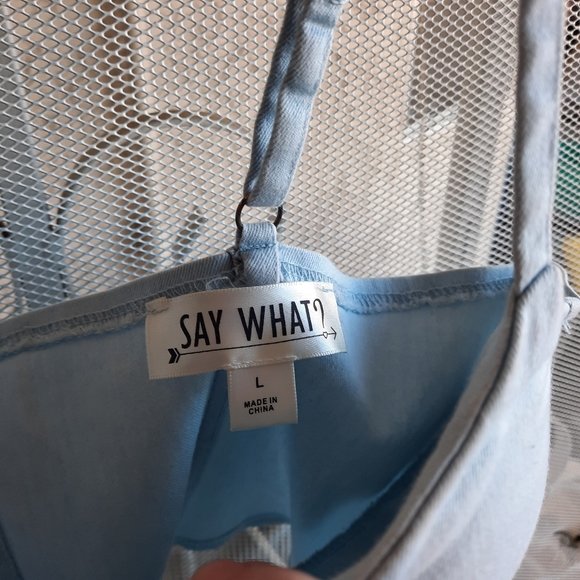 Say What? Crop Top - Picture 3 of 3